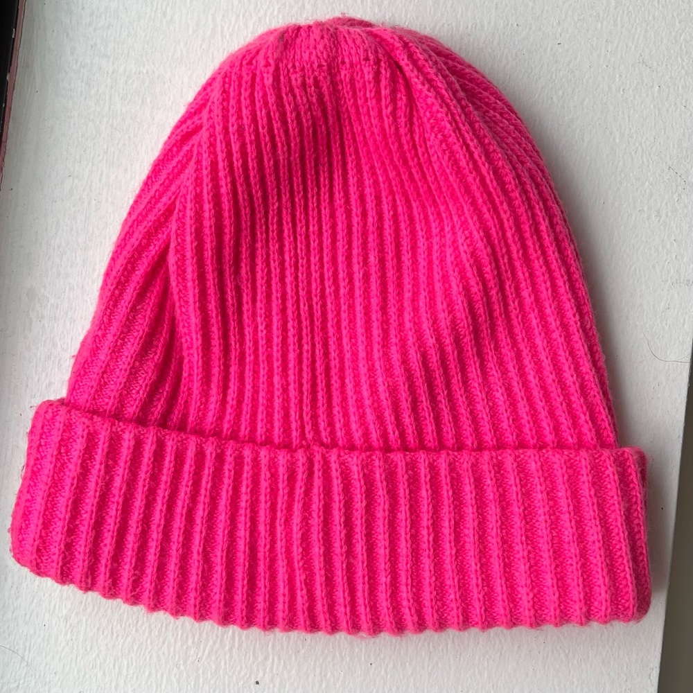 Zara Hot Pink Beanie